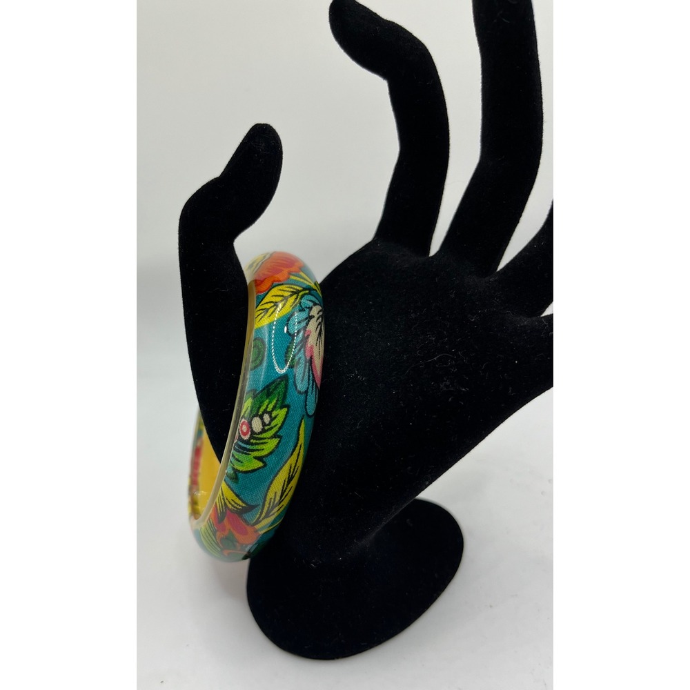 Bangle Bracelet Colorful Retro Flower Power Mod Style‎ - Picture 2 of 5